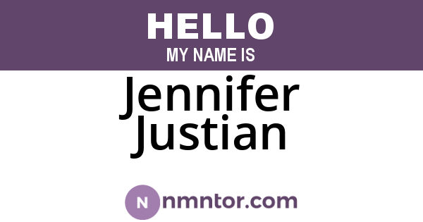 Jennifer Justian