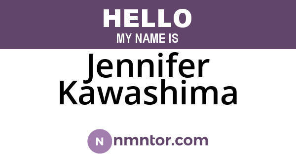 Jennifer Kawashima