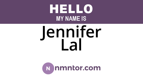 Jennifer Lal