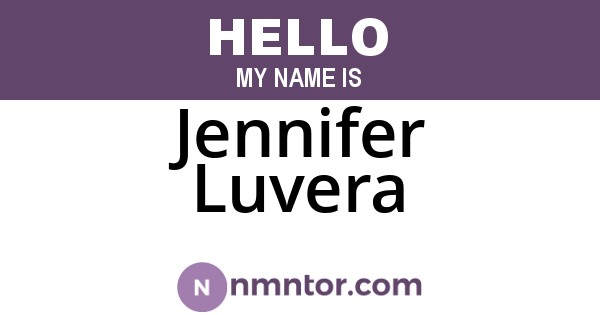 Jennifer Luvera