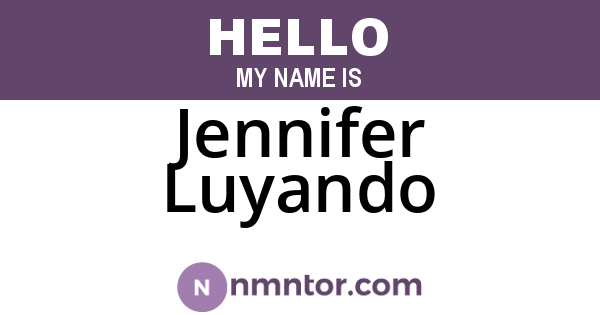 Jennifer Luyando