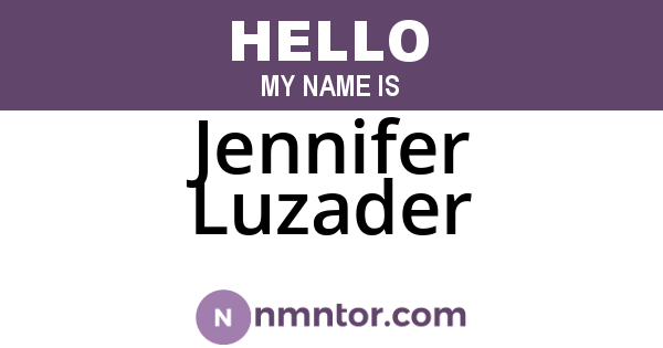Jennifer Luzader