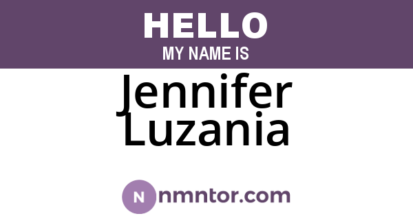 Jennifer Luzania