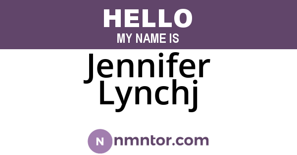 Jennifer Lynchj