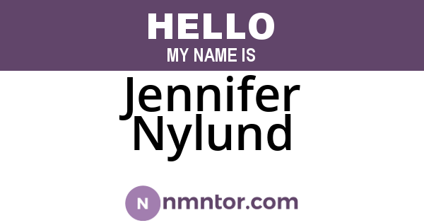 Jennifer Nylund