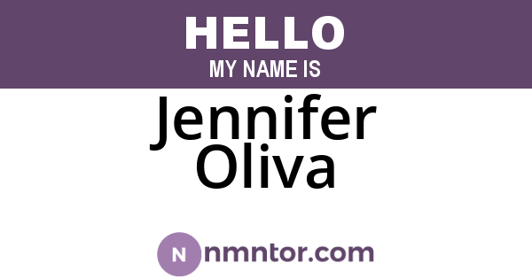 Jennifer Oliva