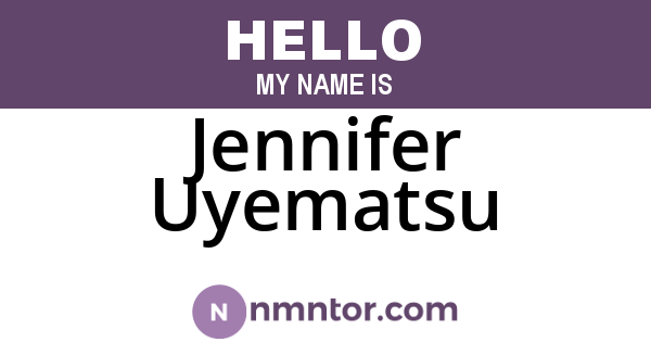 Jennifer Uyematsu