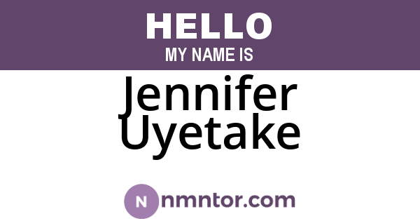 Jennifer Uyetake