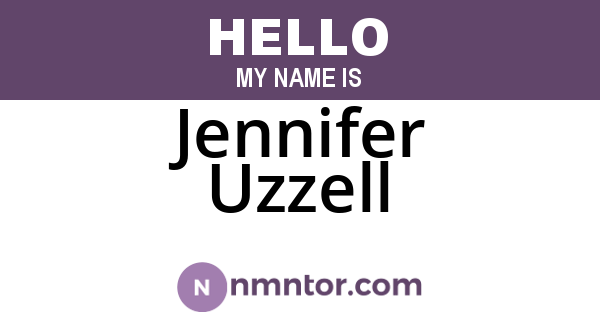 Jennifer Uzzell
