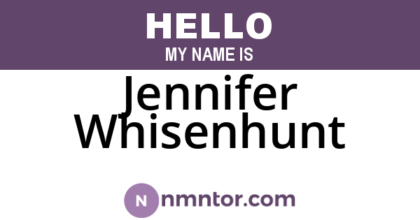 Jennifer Whisenhunt