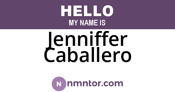 Jenniffer Caballero