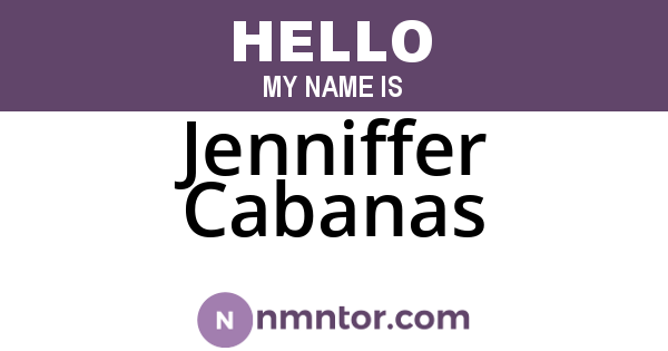 Jenniffer Cabanas