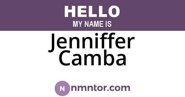 Jenniffer Camba