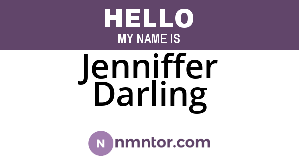Jenniffer Darling