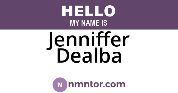 Jenniffer Dealba