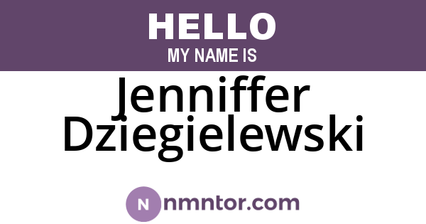 Jenniffer Dziegielewski