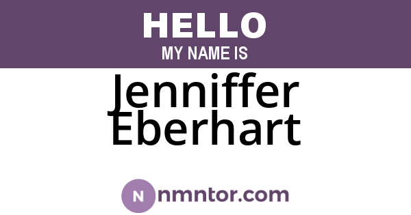 Jenniffer Eberhart