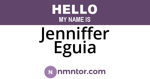 Jenniffer Eguia