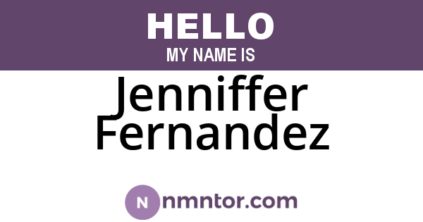 Jenniffer Fernandez