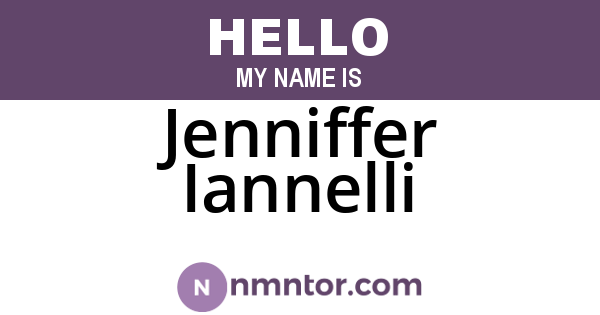 Jenniffer Iannelli