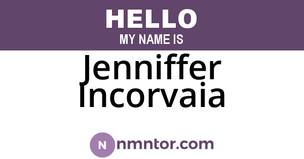 Jenniffer Incorvaia