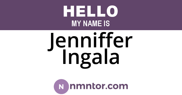 Jenniffer Ingala