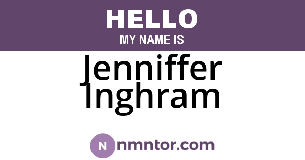 Jenniffer Inghram