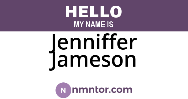Jenniffer Jameson