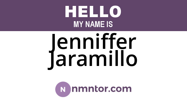 Jenniffer Jaramillo