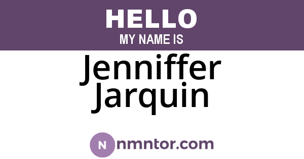 Jenniffer Jarquin