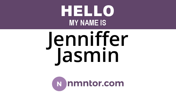 Jenniffer Jasmin