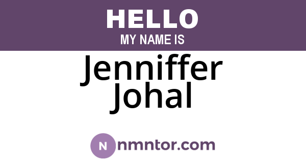 Jenniffer Johal