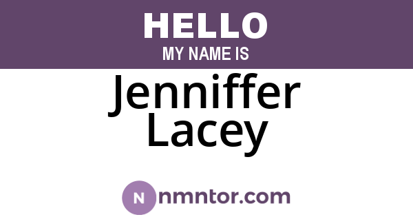 Jenniffer Lacey