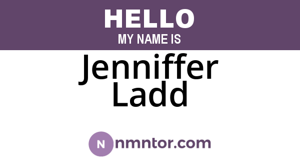 Jenniffer Ladd