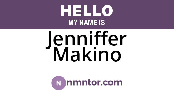Jenniffer Makino