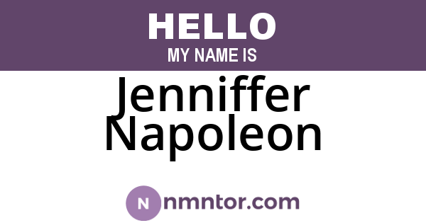 Jenniffer Napoleon