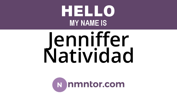 Jenniffer Natividad