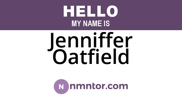 Jenniffer Oatfield