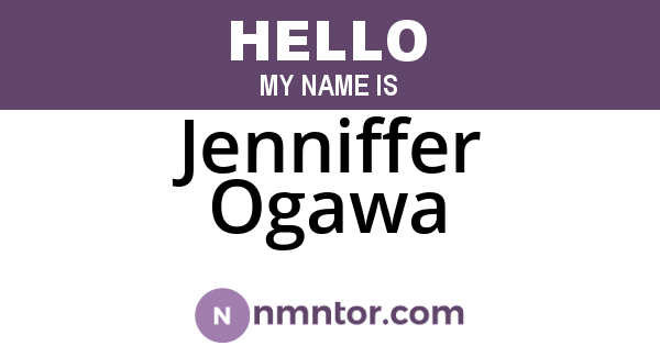 Jenniffer Ogawa