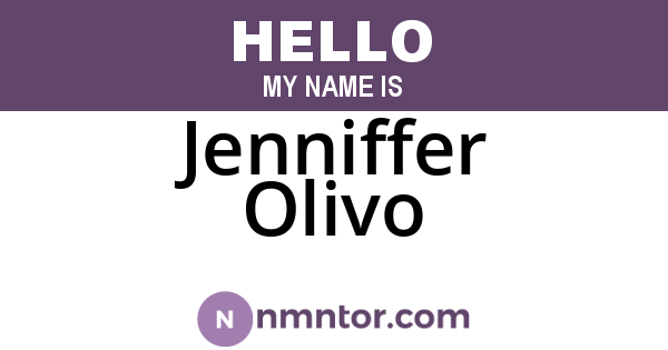 Jenniffer Olivo