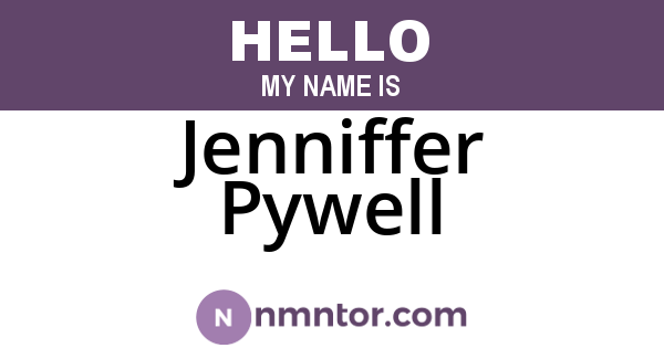Jenniffer Pywell