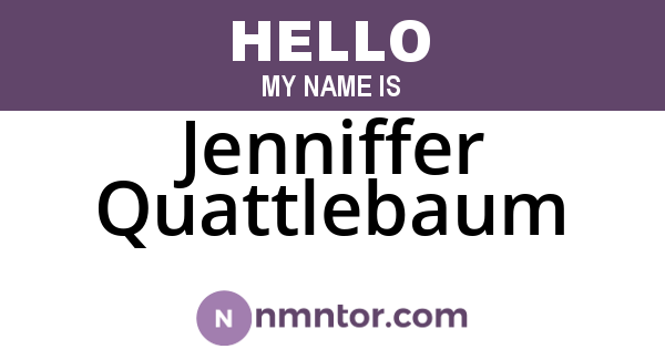 Jenniffer Quattlebaum