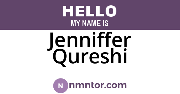 Jenniffer Qureshi