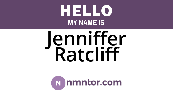 Jenniffer Ratcliff