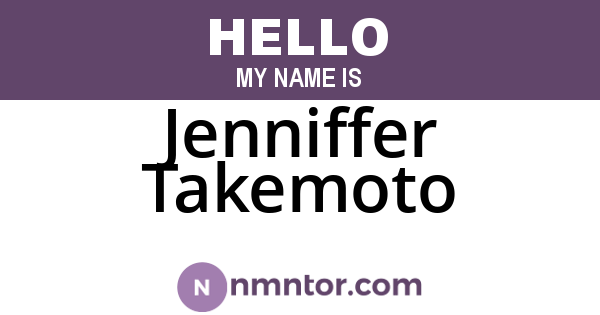 Jenniffer Takemoto