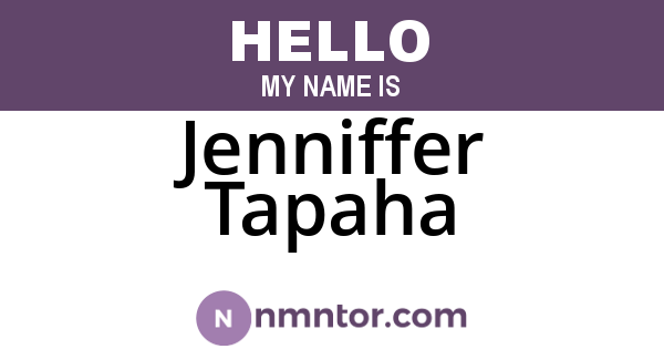 Jenniffer Tapaha