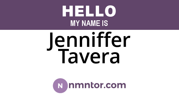 Jenniffer Tavera