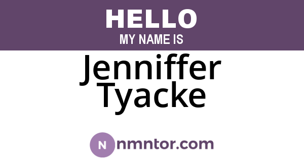 Jenniffer Tyacke