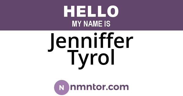 Jenniffer Tyrol