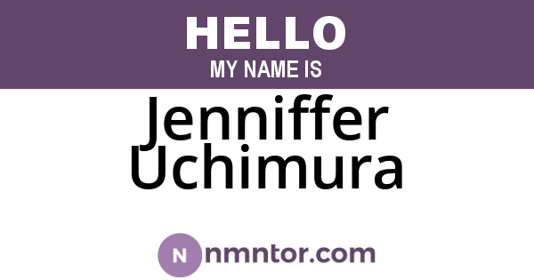 Jenniffer Uchimura